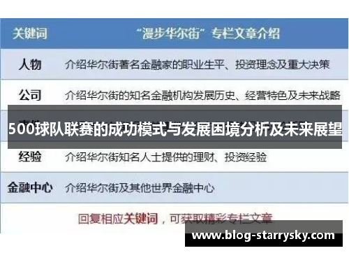 500球队联赛的成功模式与发展困境分析及未来展望