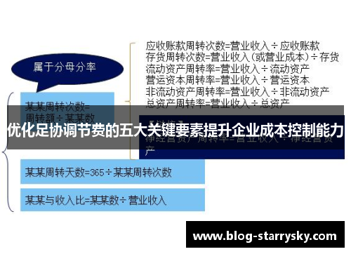 优化足协调节费的五大关键要素提升企业成本控制能力